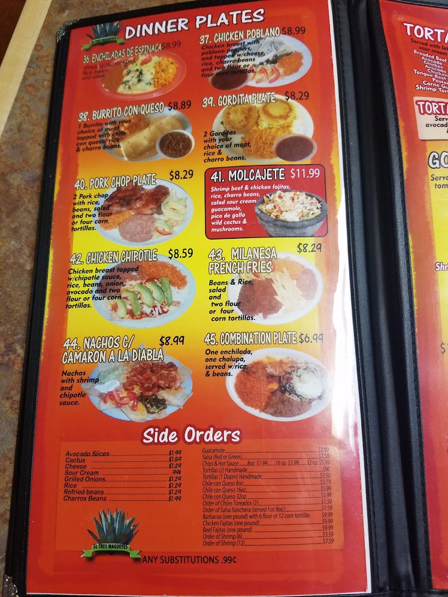 Tres Magueyes 2 Menu - Image 6